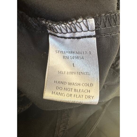 Sadie & Sage Black Jumpsuit Size L - Picture 6 of 6